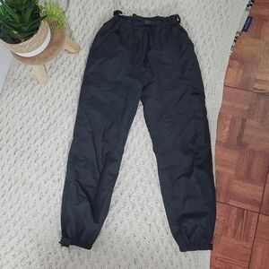 Retro MISTY MOUNTAIN Premium Black Water Resistant Snow/Ski Fleece Snowpants